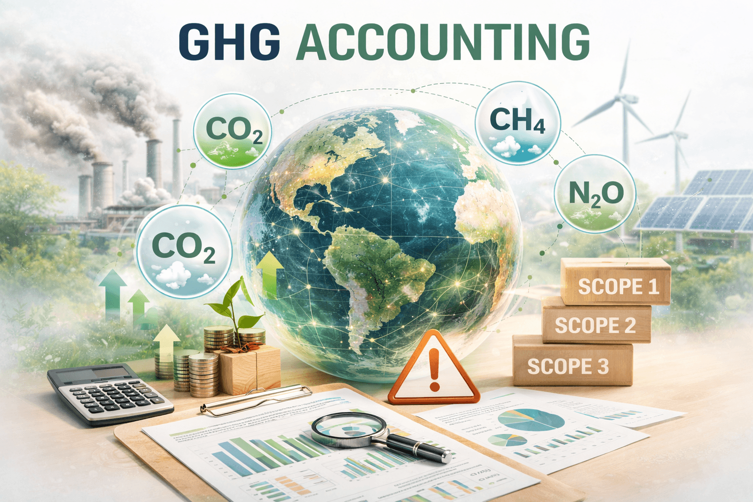 GHG accounting framework illustration