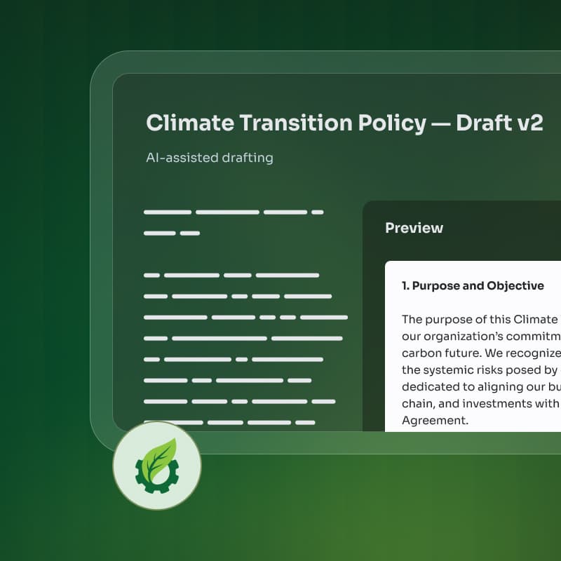 Policy drafting and review workflow